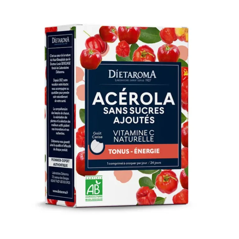 Acerola Without Added Sugar Tone Energy 24 tablets