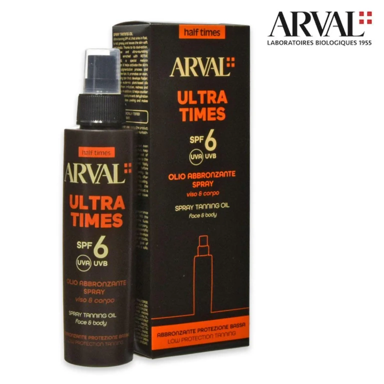 half times - ultra times spf6 - spray tanning oil 125 ml
