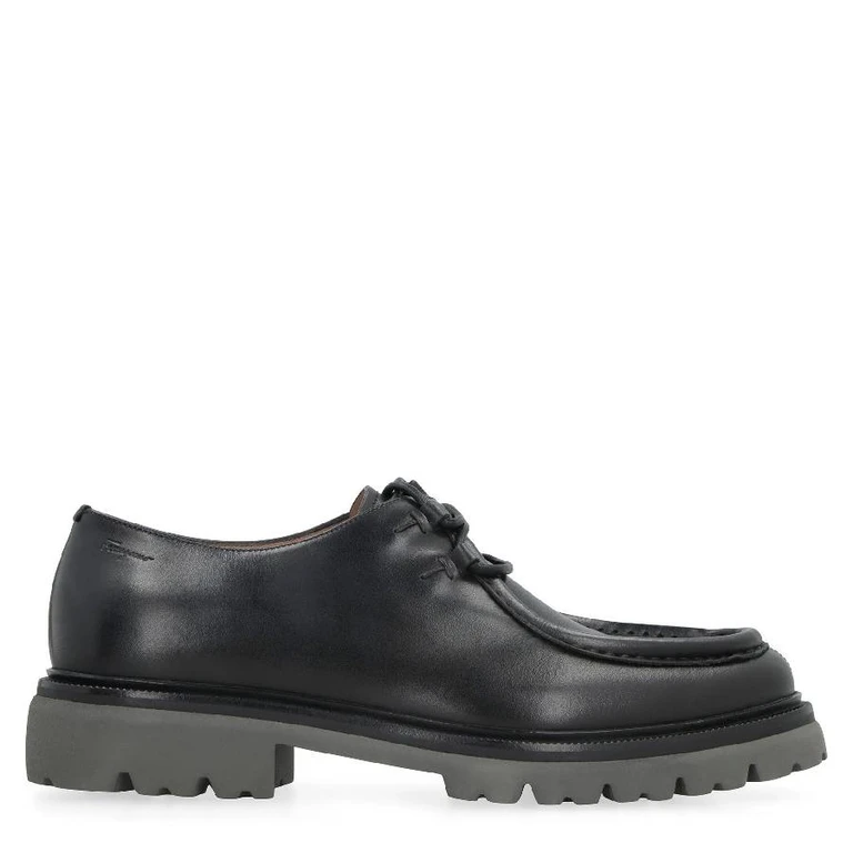 Italo Leather Lace-Up Derby Shoes, Size 10 EE