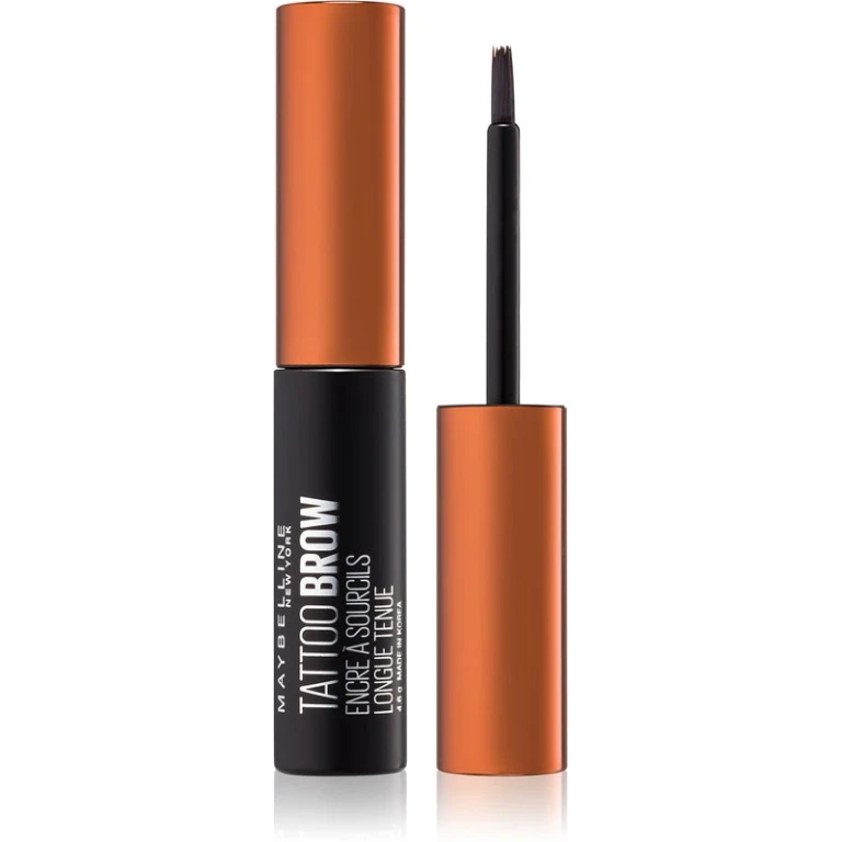 Semi-permanent eyebrow color (tattoo) Medium brown