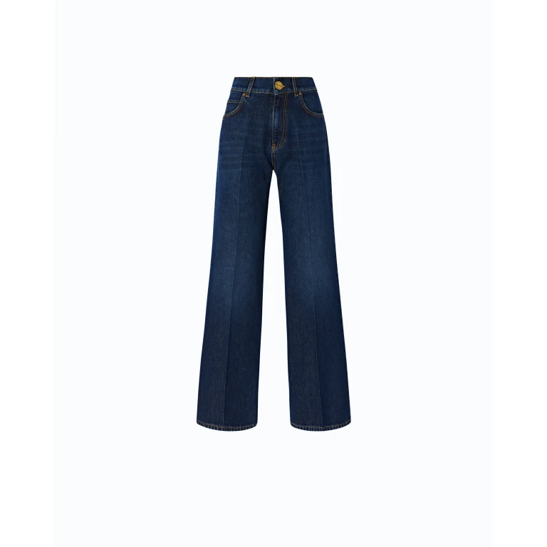 Jean wide leg à pli marqué - 24