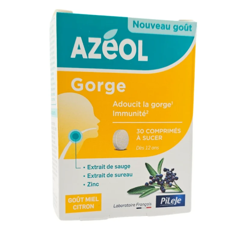 Azéol Sucking Tablets Honey Lemon Flavor x30