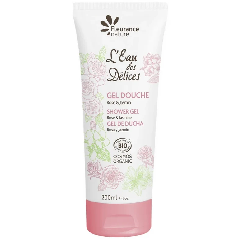 Gel Douche - Rose & Jasmin - ORGANIC 200 ml