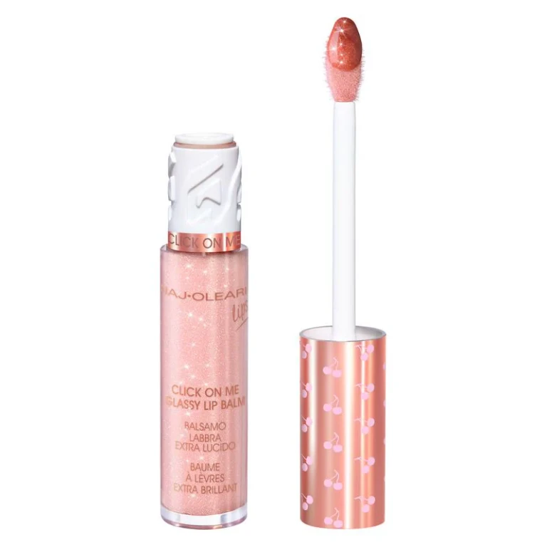Naj Oleari Click On Me Glassy - Extra Glossy Lip Balm 02 - Bright Pink