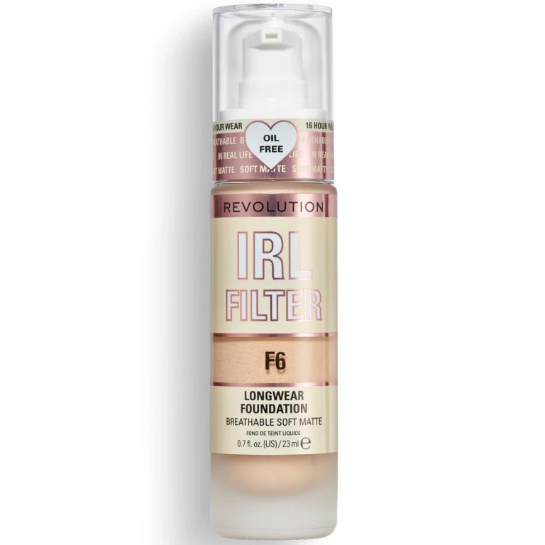IRL filter long-lasting oil-free cream foundation F6 23 ml