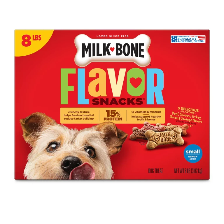 Flavor Snacks Variety Pack Small Crunchy Dog Biscuits, 8 lbs.