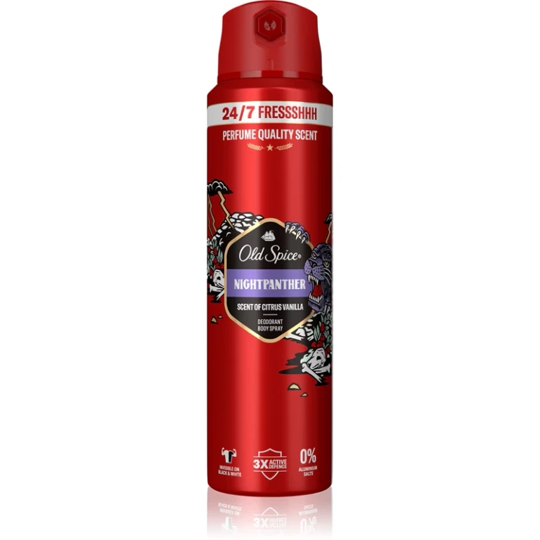 Nightpanther deodorant and body spray for men 200 ml