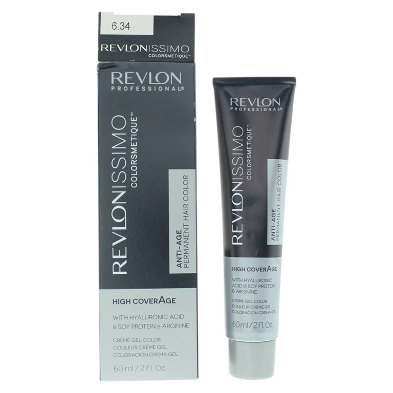 Revlonissimo Colorsmetique Permanent Hair Color 6.34 Dark Hazel Blonde 60 ml