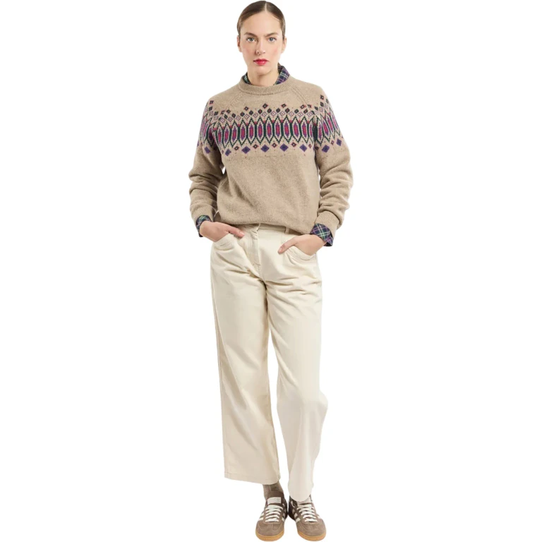 Heritage Wool Jacquard Jumper - Women's