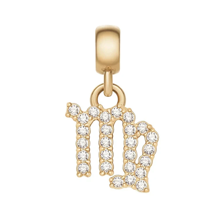 Gold-Plated Pendant With Virgin Crystals Zodiac Crystal Dw00400760