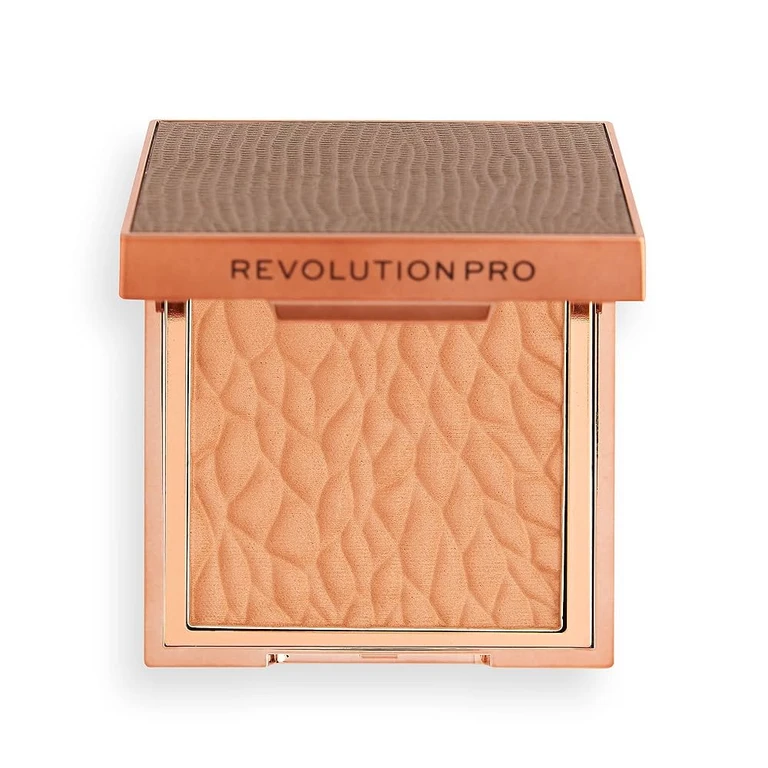 Bahaia Sculpting Bronzer Cacao Moisturizing Bronzing Powder Compact Light 8 g
