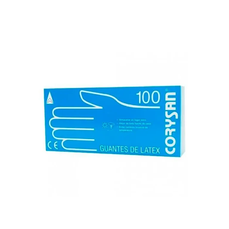 Latex gloves Corysan medium size 100 pieces