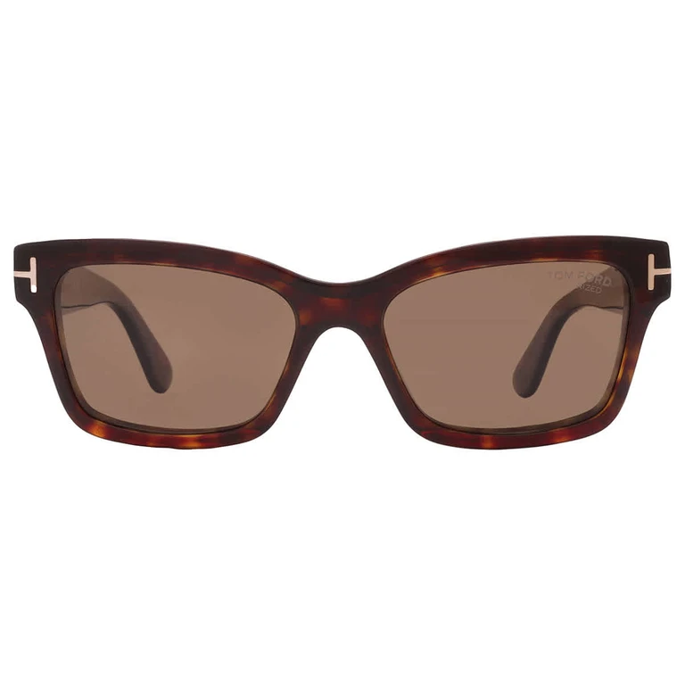 Mikel Polarized Brown Cat Eye Ladies Sunglasses FT1085 52H 54