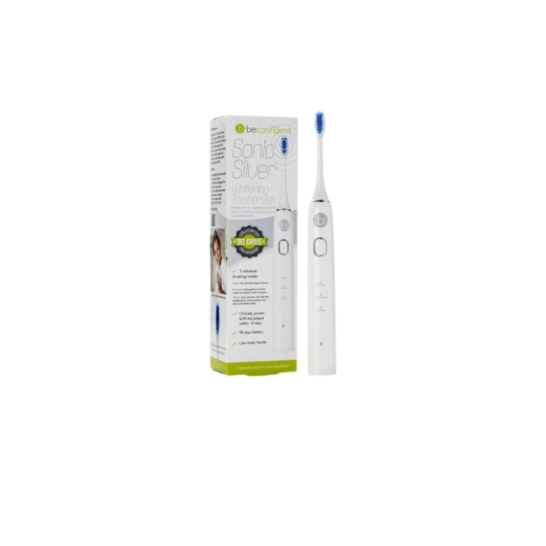 Electric whitening toothbrush Beconfident Sonic Silver White-Silver