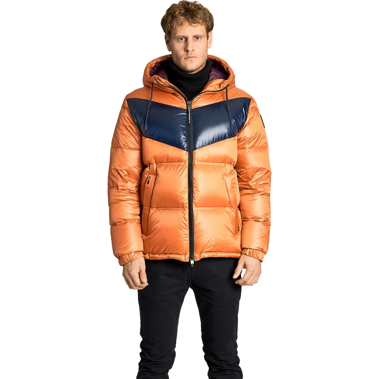 Dyna Chevron Quilted Puffer Jacket - Men's