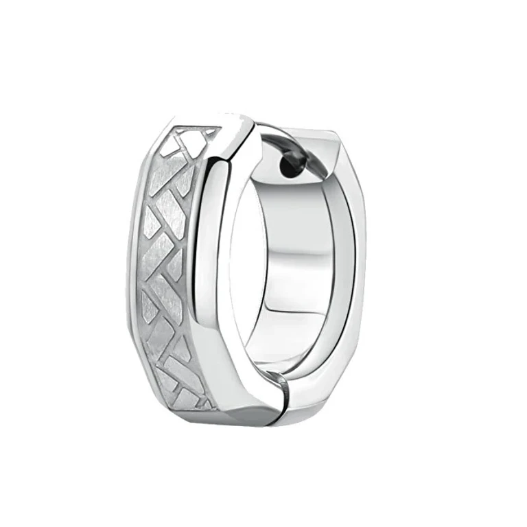 Single Earring in Steel Logan Boa21
