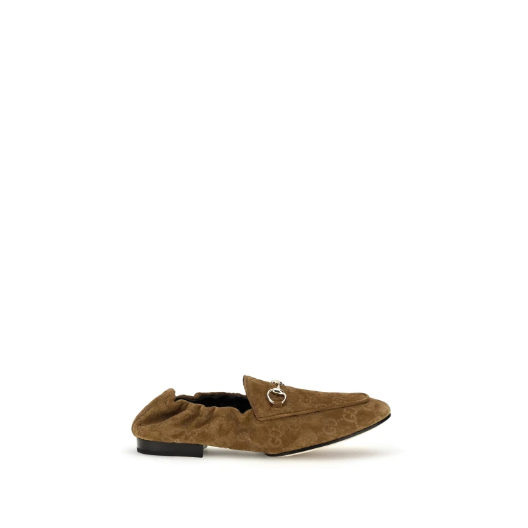 Loafers GG Suede Pepper Brown
