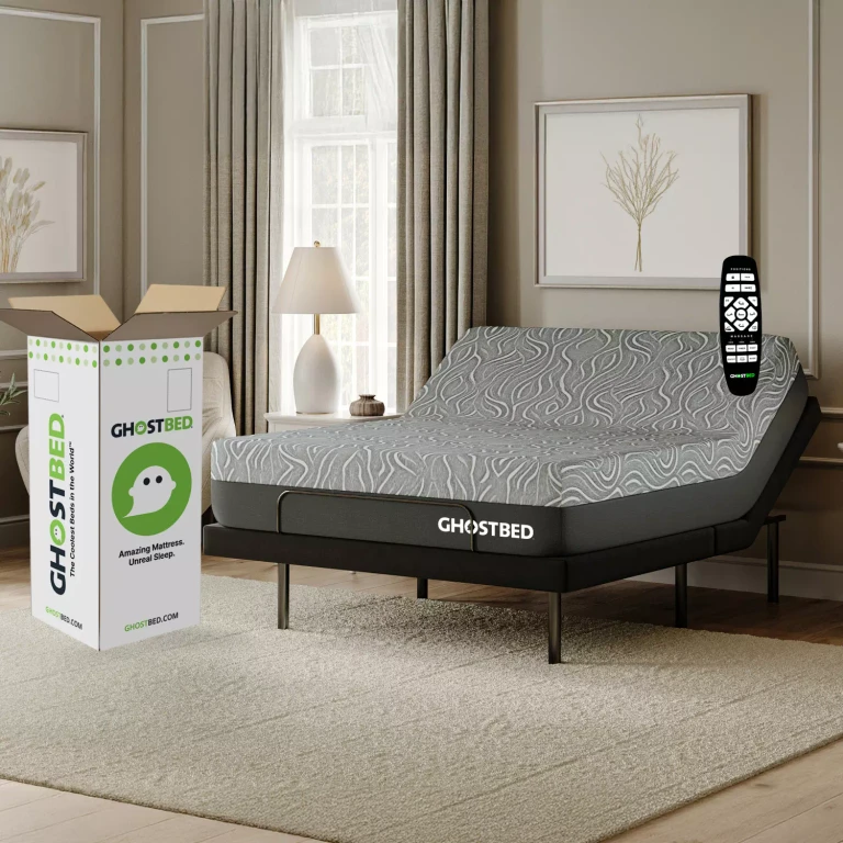DuoCoil 13' Medium Plush Hybrid Mattress and Adjustable Base Set:- Twin XL