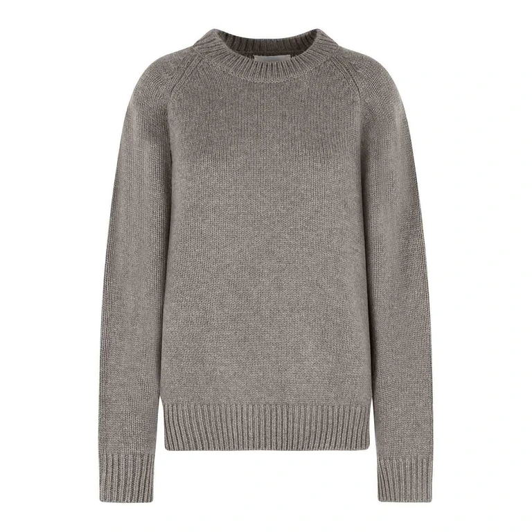Pull à col rond Lisa Yang - Beige