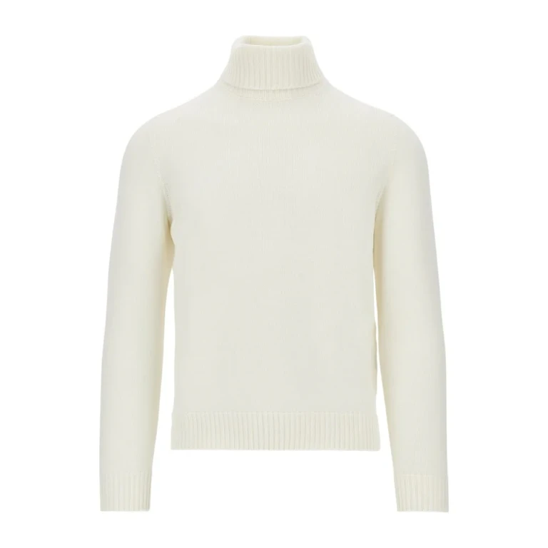 Merino wool knitted turtleneck Man 46