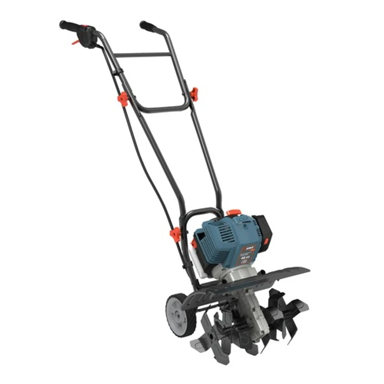 TL4QL-L1 4QL 8 in. x 15 in. 46 cc 4-Cycle Gas Powered Tiller Cultivator - Blue