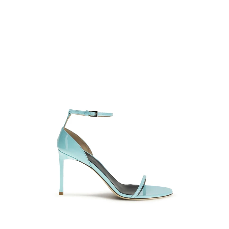 Sandals Vertigo Patent Leather Aqua