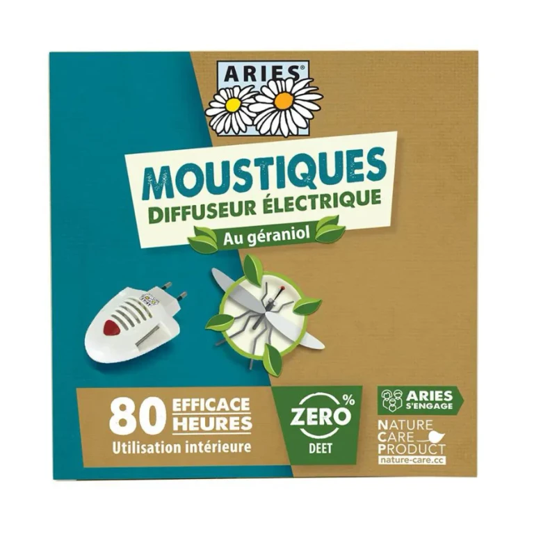 Electric mosquito repellent diffuser + refill 10 tablets 1 unit