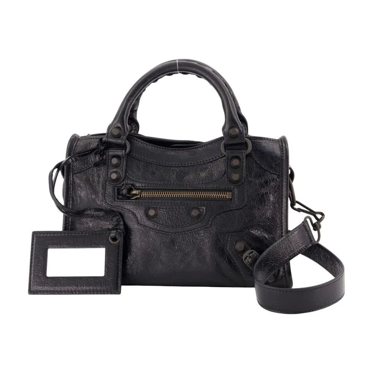 Leather Shoulder Bag â Black