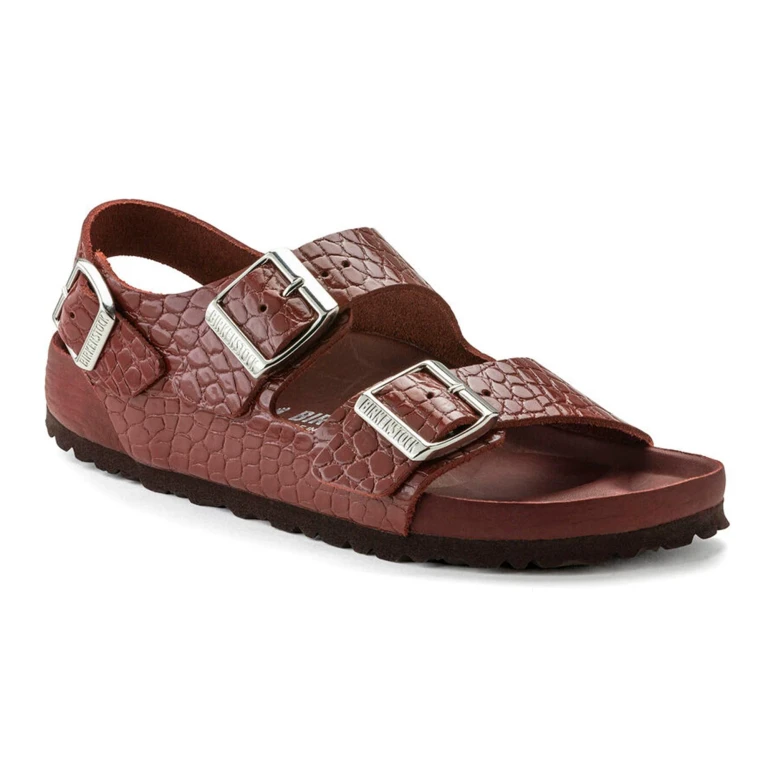 Milano EXQ Reptile Leather Chocolate