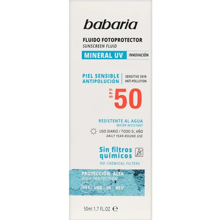 Sun Mineral Face Sunscreen Fluid Spf50 50ml
