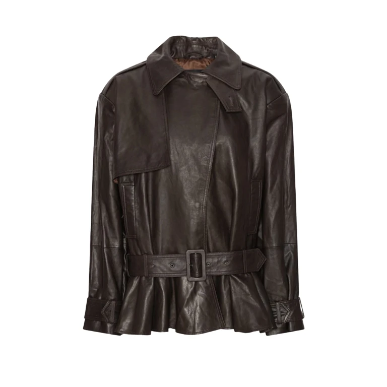 Leather Biker Jacket Mole