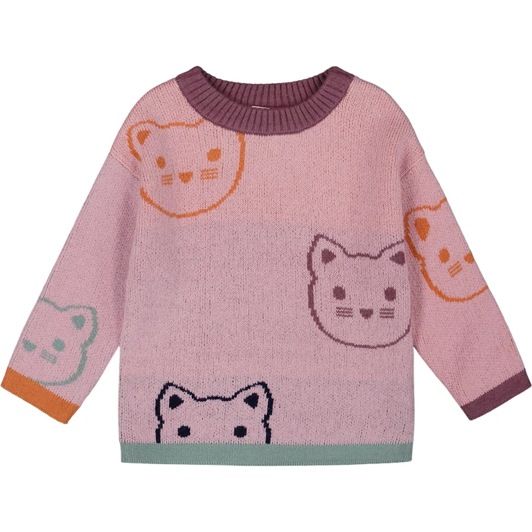 Knit Jacquard Sweater - Baby Girl