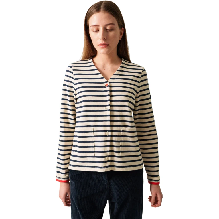 Méricardi Striped Cardigan - Women's