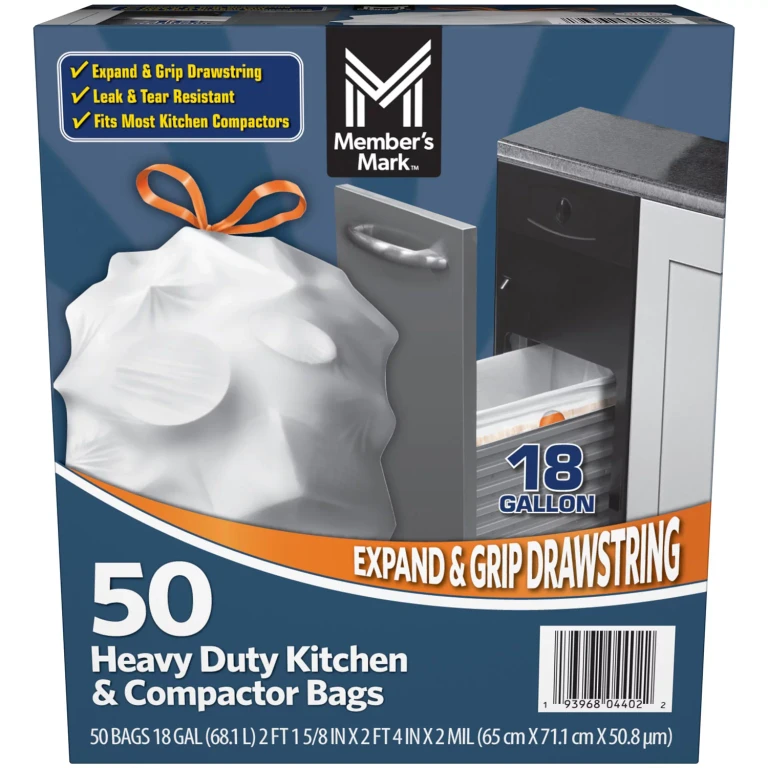 Heavy Duty 18-Gallon Kitchen & Compactor Trash Bags, 50 ct.