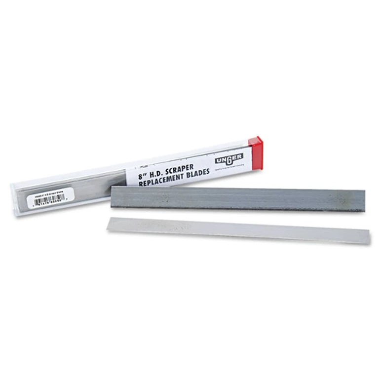 Carbon Steel Replacement Blade for Heavy-Duty Scraper - Silver (10/Pack)