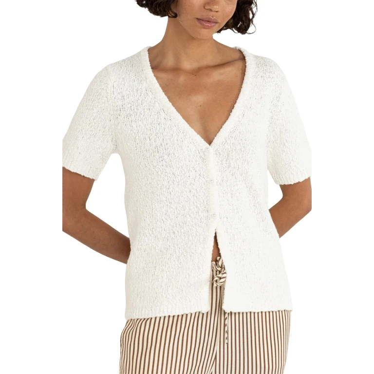 Adele Short Sleeve Knit Cardigan - Women's