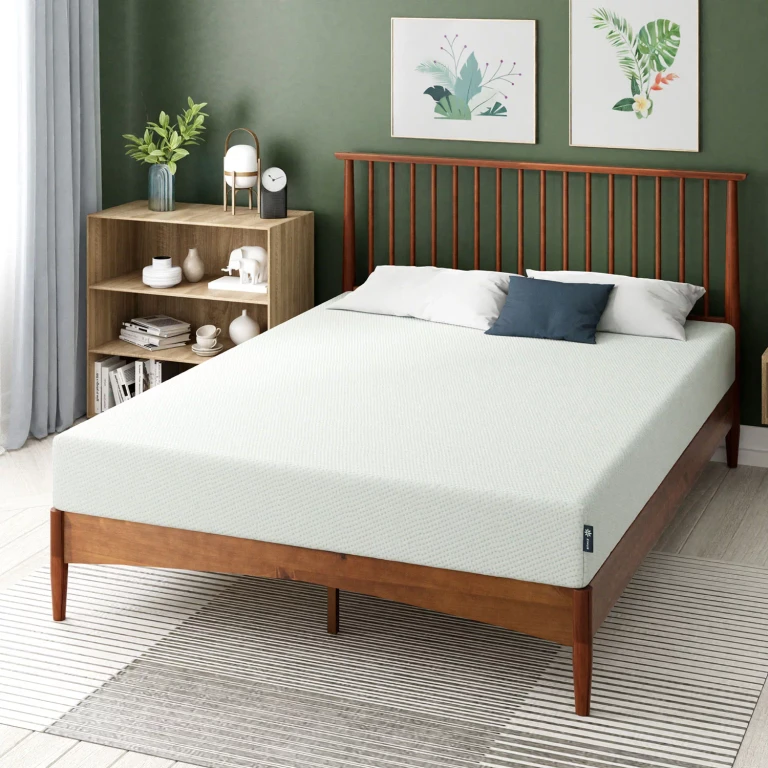 Green Tea Zest Memory Foam Mattress (Queen Smartbase):- Queen, +14' Smart Base