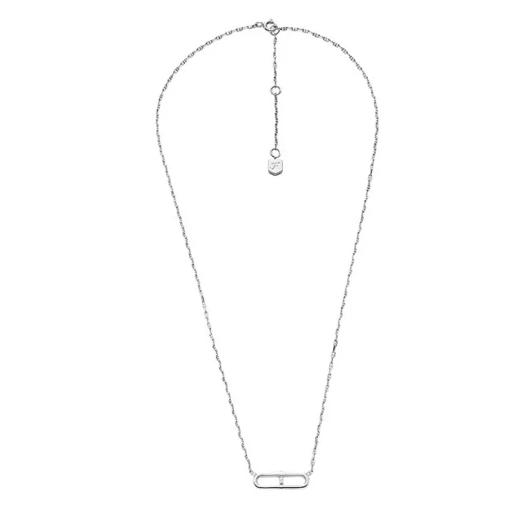 Original Silver Necklace With Zirconia Jfs00636040