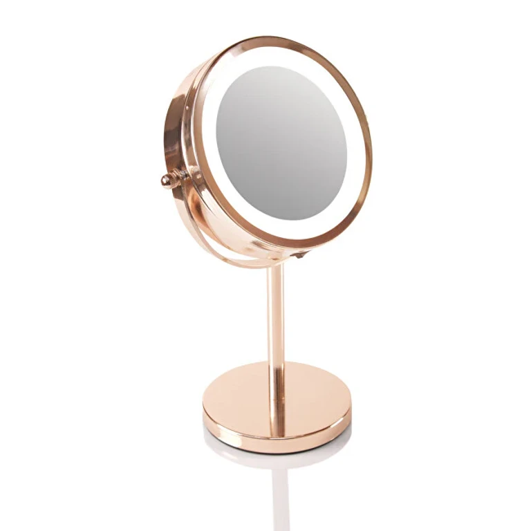 Rio-Beauty Double-Sided Cosmetic Mirror (Rose Gold Mirror)