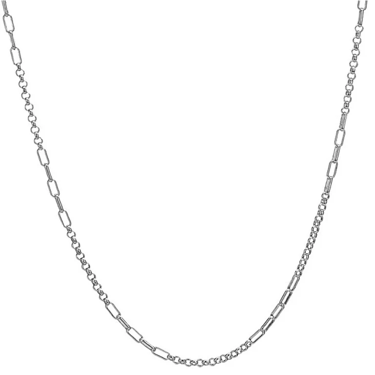 Trendy Silver Chain with Links Ch127