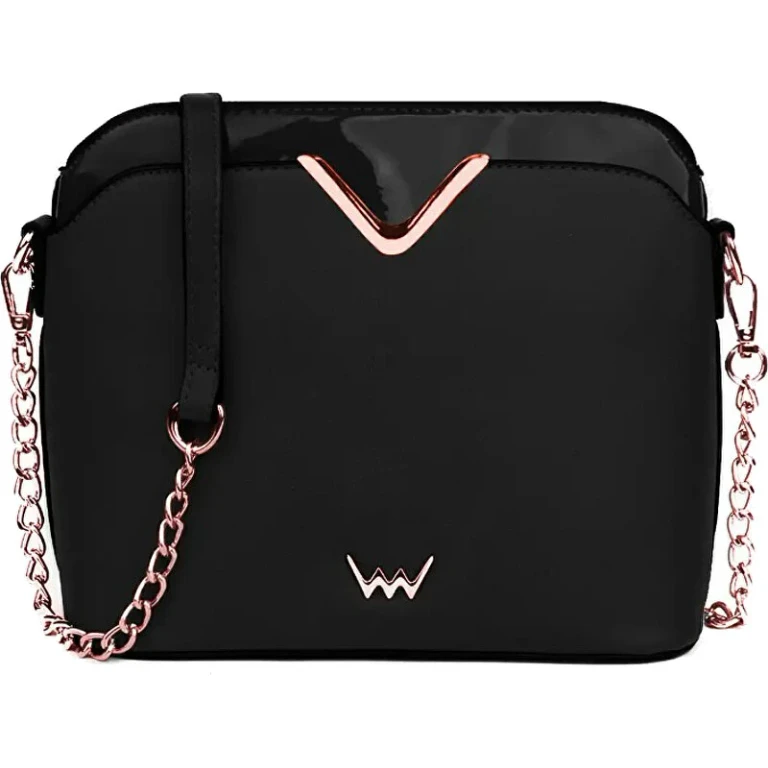 Fossy Smooth Black Women's Shoulder Bag