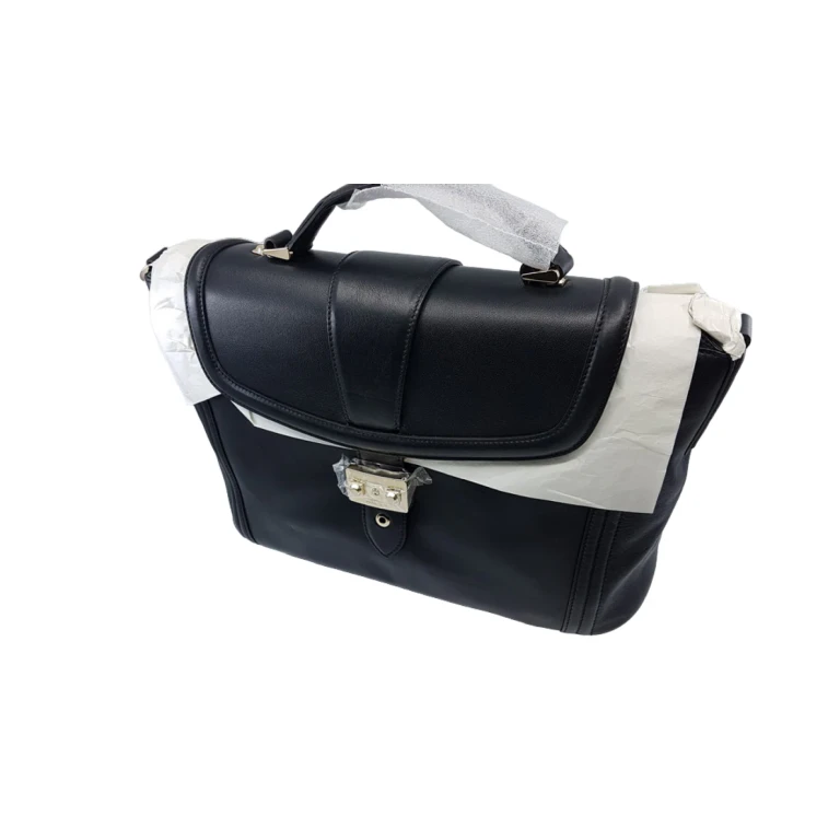 , Lancel, leather bag, black