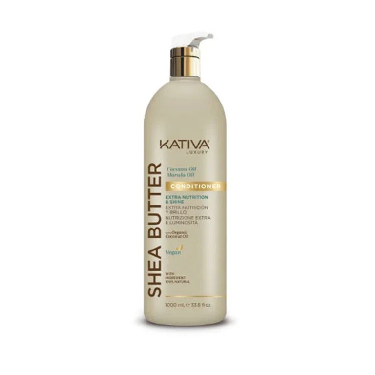 Shea Butter Conditioner Kativa, coconut and marula oil, 1000 ml