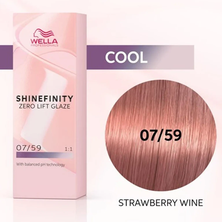 Shinefinity Zero Lift Glaze Color 07-59 Strawberry Wine 60ml 1un