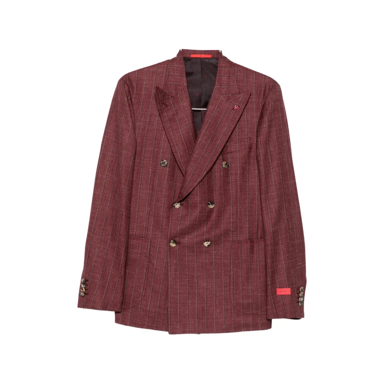 Double-breasted Pinstripe Suit