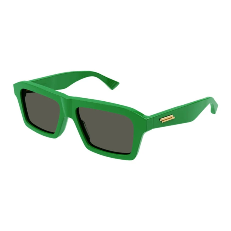 Mens Black Rectangular Sunglasses BV1213S 003