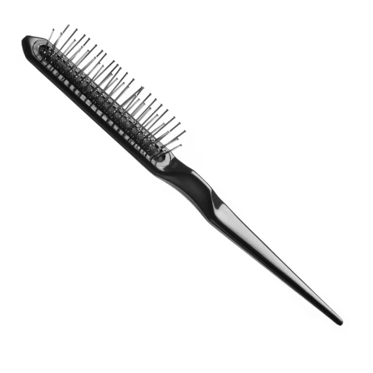 Crepe brush Eurostil, metal stick, black, 1 unit
