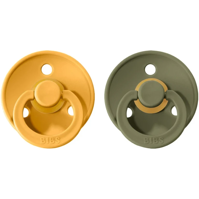 Color Natural Rubber Size 1: 0+ months Honey Bee / Olive pacifier 2 pcs
