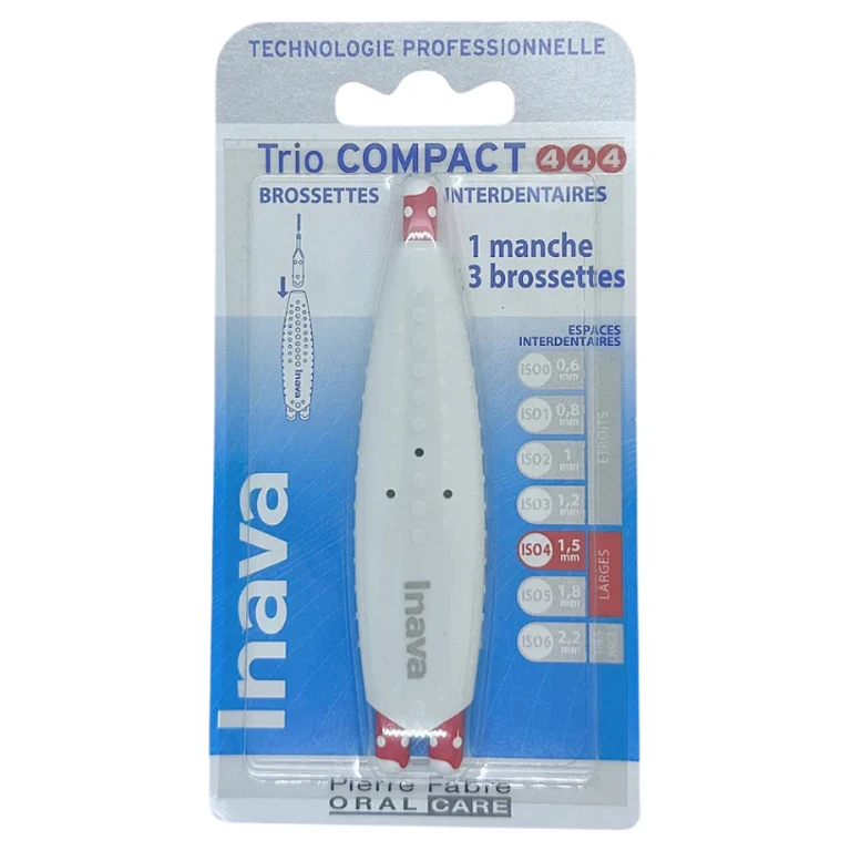 Trio Compact ISO 4/4/4 - 1 Trio Handle + 3 Interdental Brushes