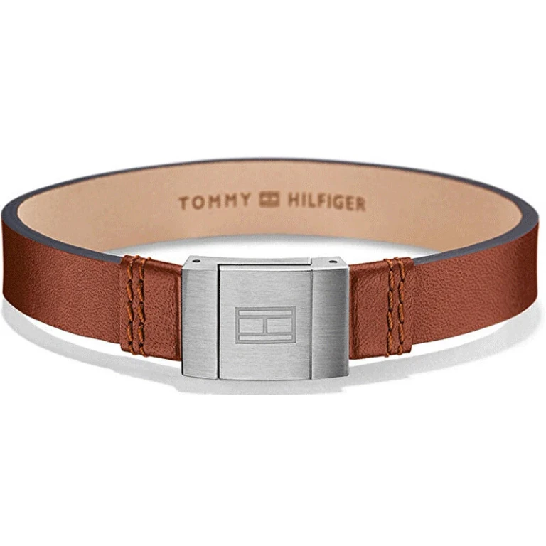 Elegante Brown Leather Bracelet 2700949